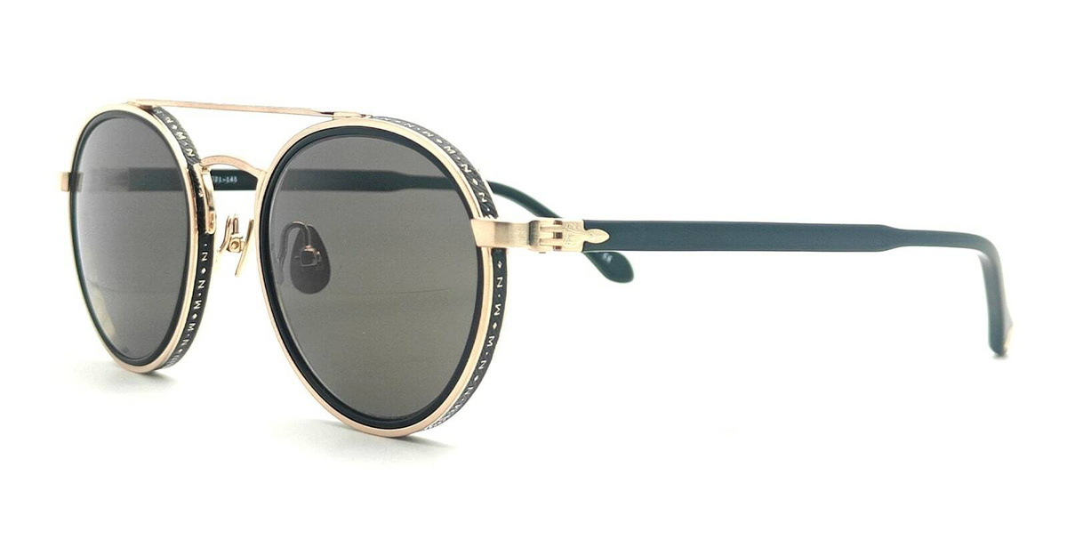 Givenchy Gold/Black Matsuda Sunglasses With COA Givenchy GV One GV40113I Aviator Sunglasses | Fashion Eyewear US main image 2