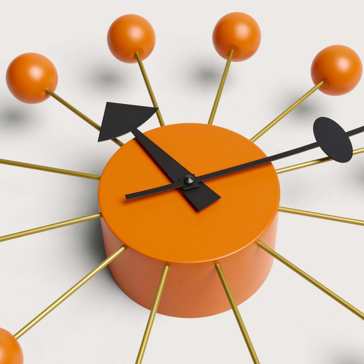 Vitra George Nelson Ball Wall Clock in Orange