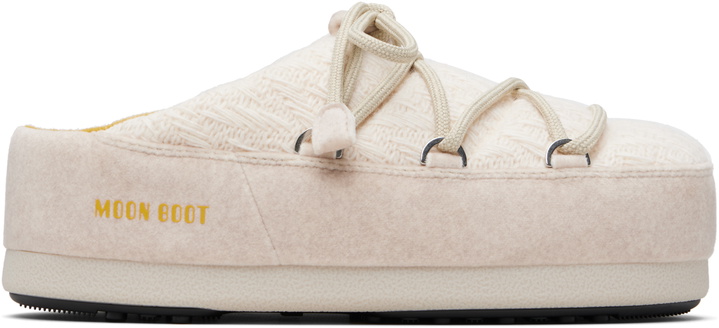 Photo: Guest in Residence Off-White Moon Boot Edition EVX Knit Mule Loafers