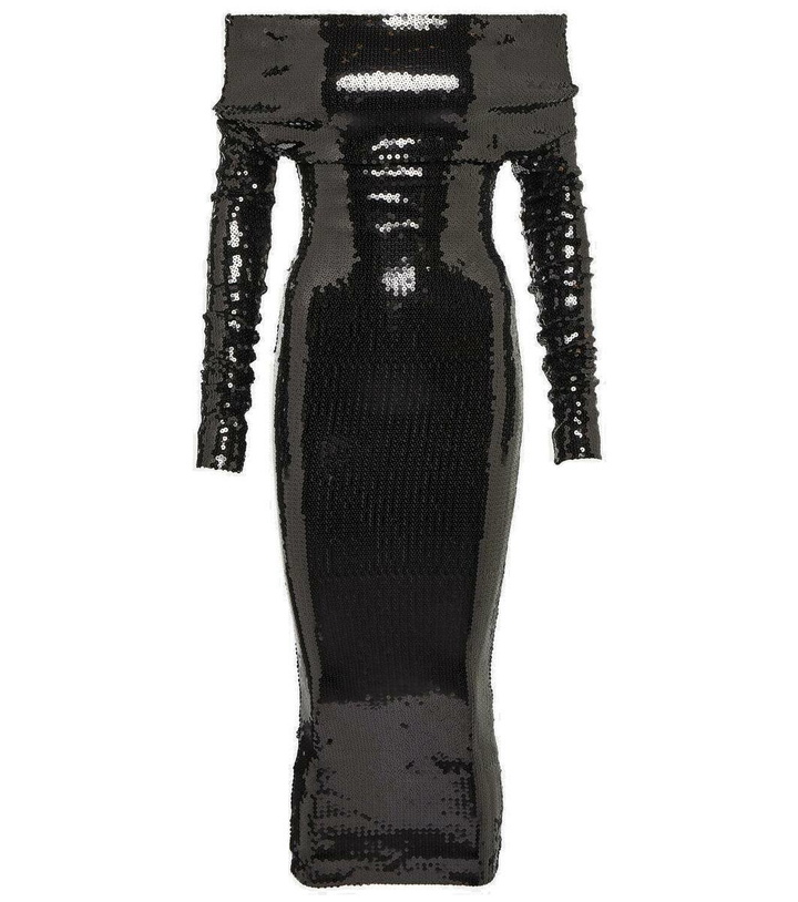 Photo: Alexandre Vauthier Sequined strapless gown