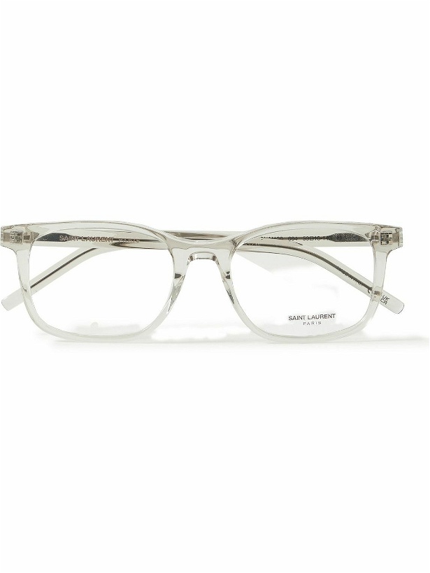 Photo: SAINT LAURENT - D-Frame Acetate Optical Glasses