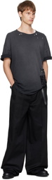 Ann Demeulemeester Black Dieter High-Comfort T-shirt