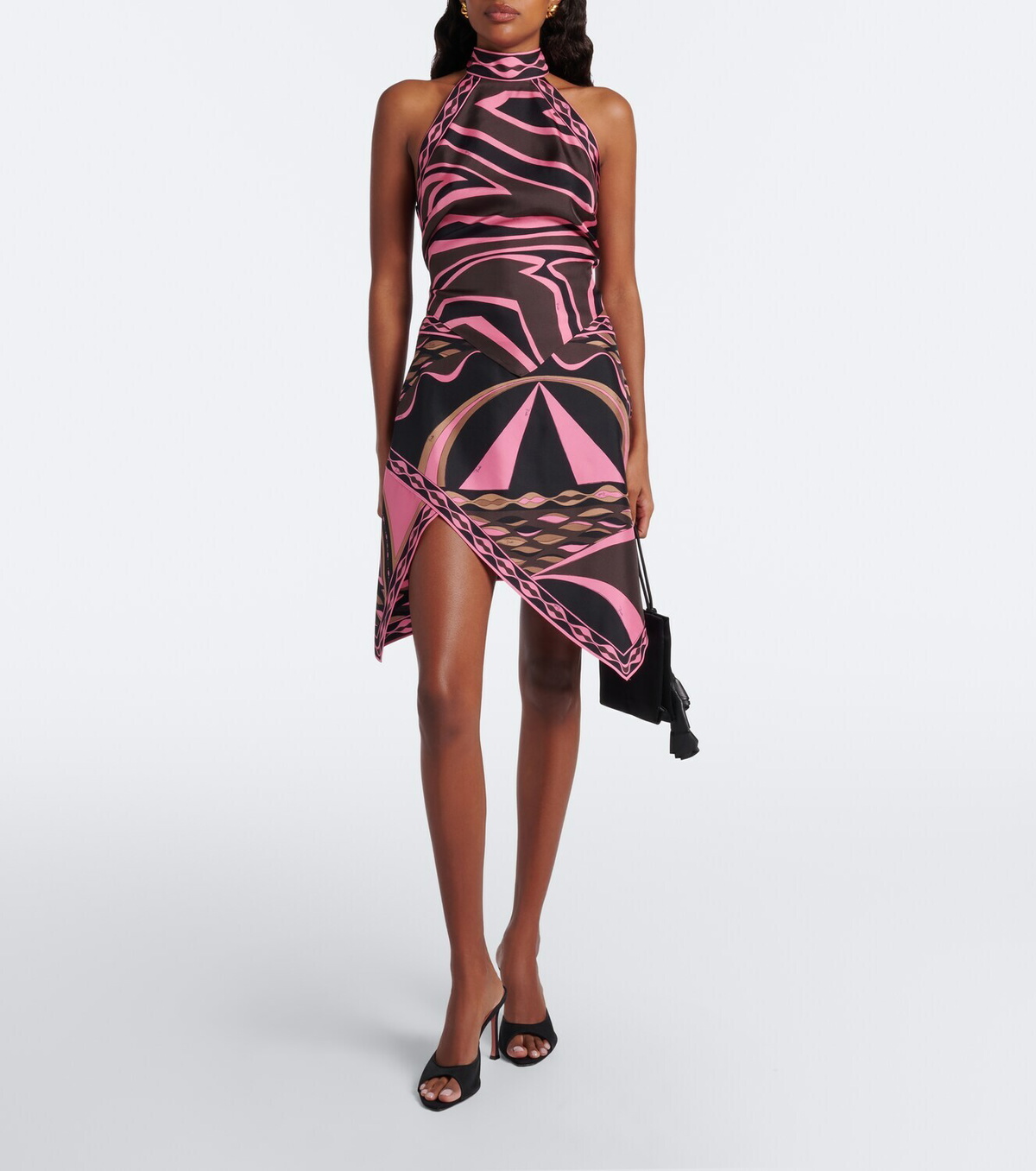 Pucci Labirinto silk twill scarf top