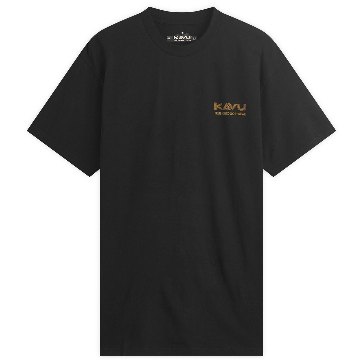 KAVU Men's Range T-Shirt in Black