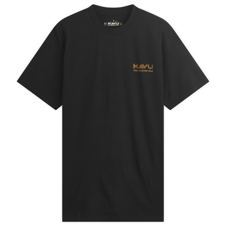 Photo: KAVU Men's Range T-Shirt in Black