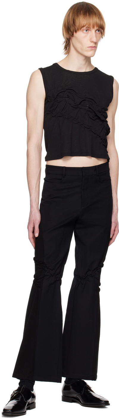 PONDER.ER Black Twisted Tank Top