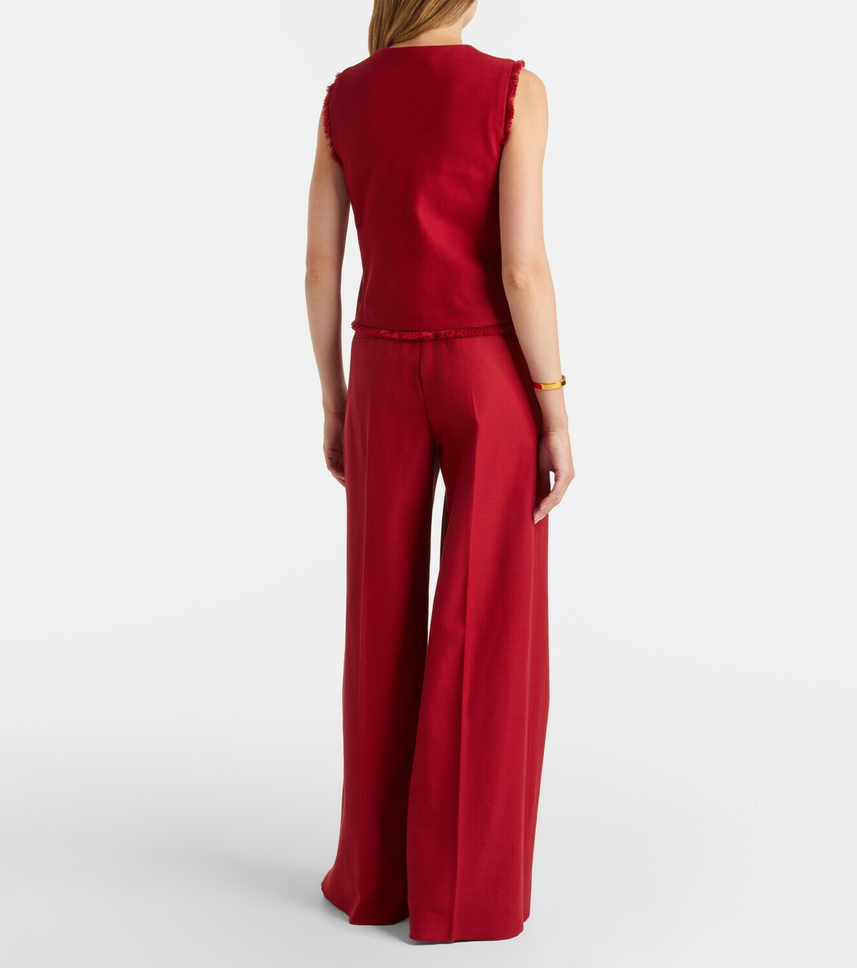 Max Mara Rito cotton wide-leg pants