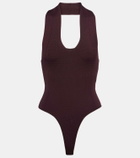 Khaite Toto knitted open-back bodysuit