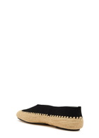 Gabriela Hearst Strength Raffia and Suede Flats Black