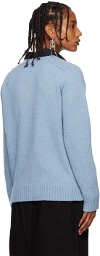 Raf Simons Blue Hammer Sweater