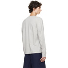 Tekla Gray Long-Sleeved T-shirt