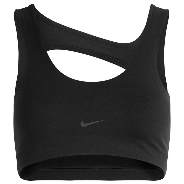 Photo: Nike Women's Zenvy Light Support Bra Top in Black/Cool Grey