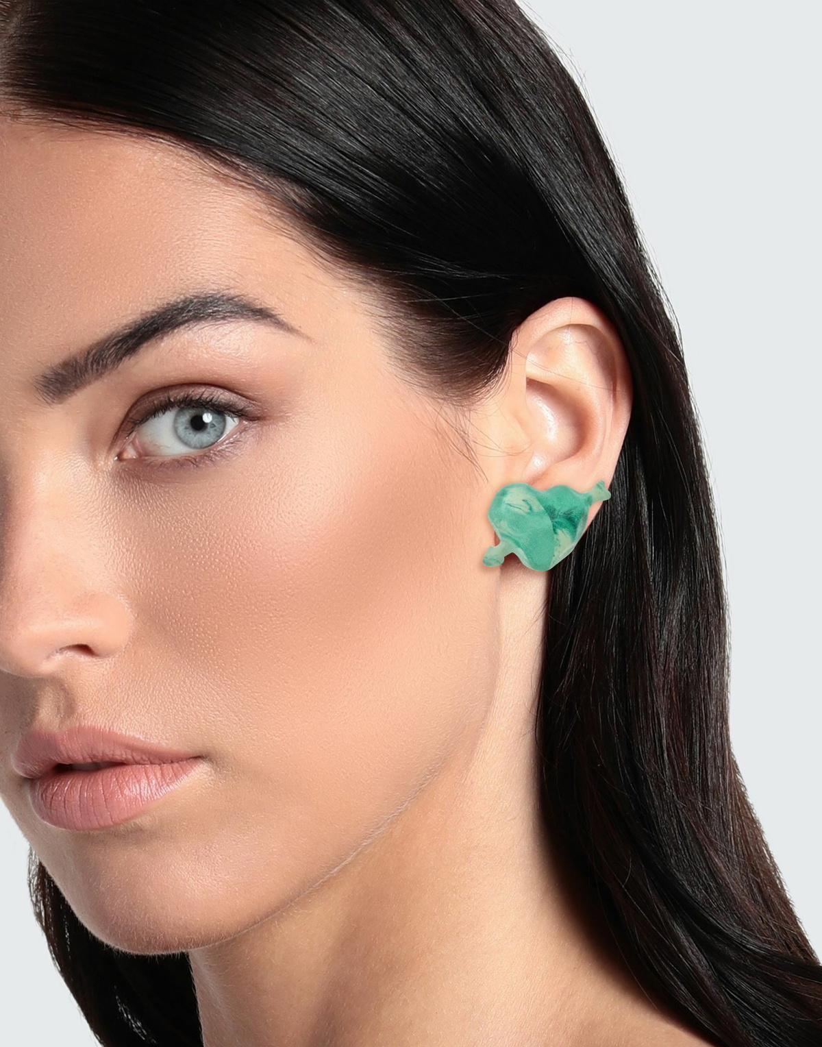 Sunnei Womens Earrings Emerald in Green