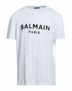 Balmain Mens T-shirt in White