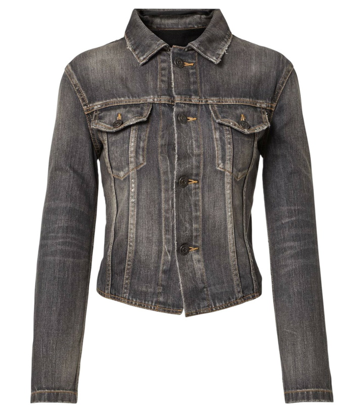 Photo: Balenciaga Lace-up denim jacket