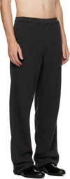 Jil Sander Black Fleece Trousers