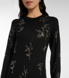 Altuzarra Beaded wool and silk maxi dress