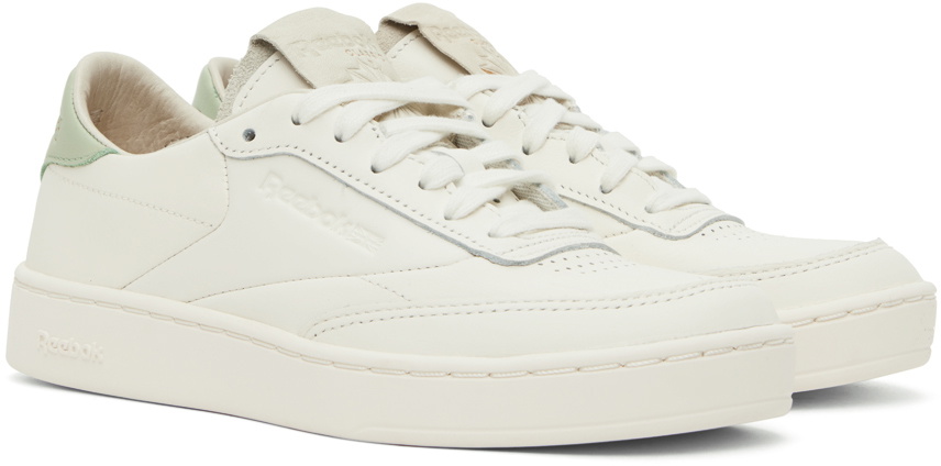 reebok club c all white