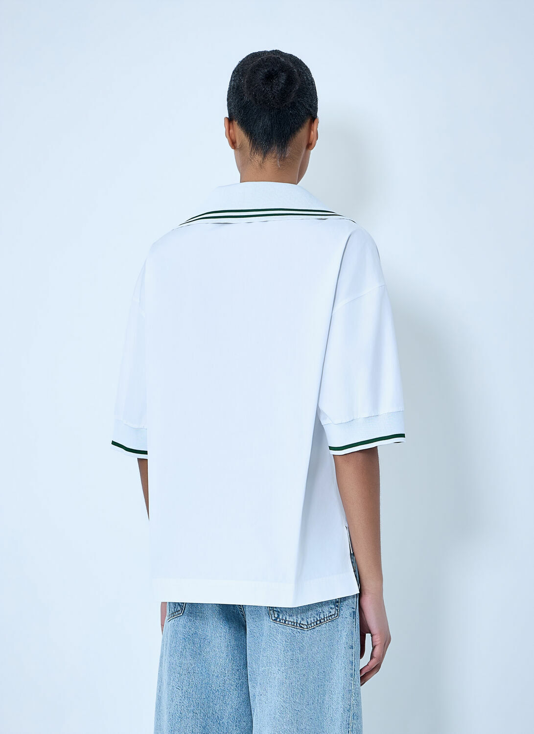 Lacoste Wide-Collar Cotton Shirt