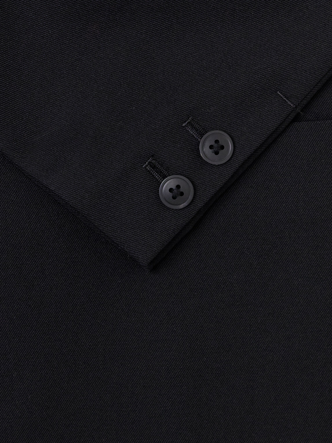 ATON - Wool-Twill Suit Jacket - Black