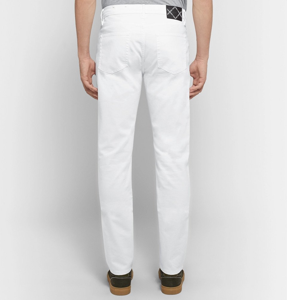 Burberry pants mens clearance white