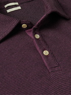 Massimo Alba - Cotton-Blend Polo Shirt - Burgundy