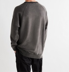 UNDERCOVER - Distressed Loopback Cotton-Jersey Sweatshirt - Gray