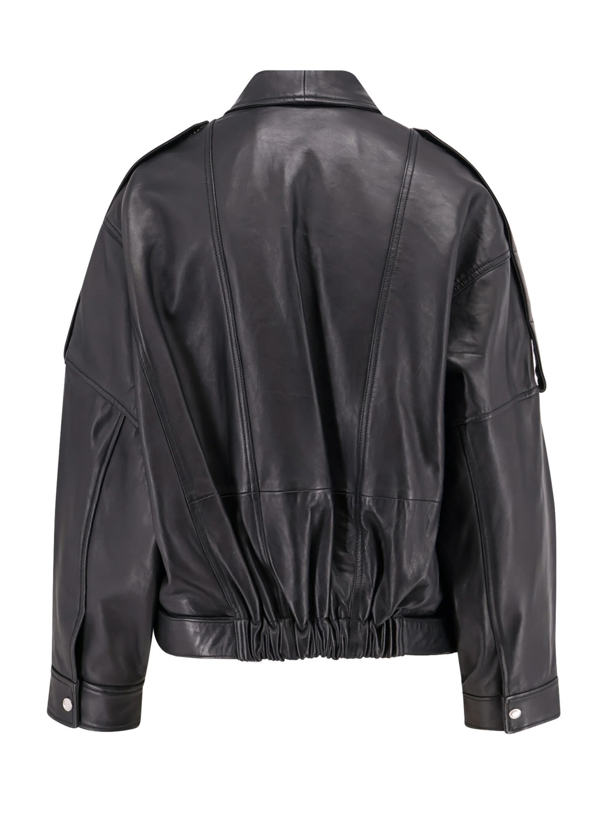 Pinko Confine Chiodo Leather Jacket Pinko