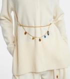 Xu Zhi Belted wool cardigan