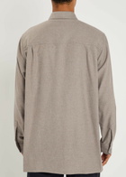 Emporio Armani Flannel Overshirt Grey