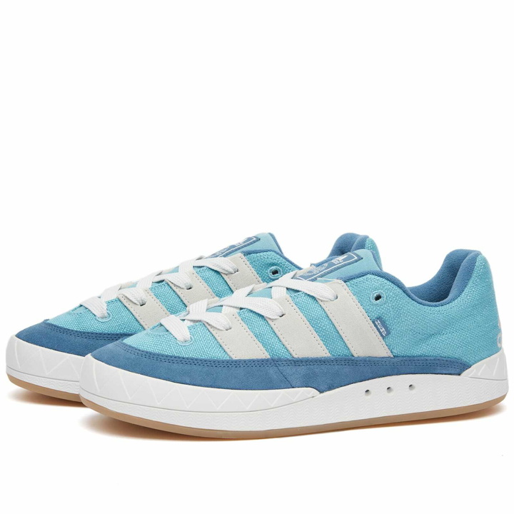 Photo: Adidas Adimatic Sneakers in Preloved Blue/Crystal White