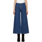 Marc Jacobs Indigo Wide-Leg Jeans