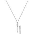 VETEMENTS Silver Powder Necklace