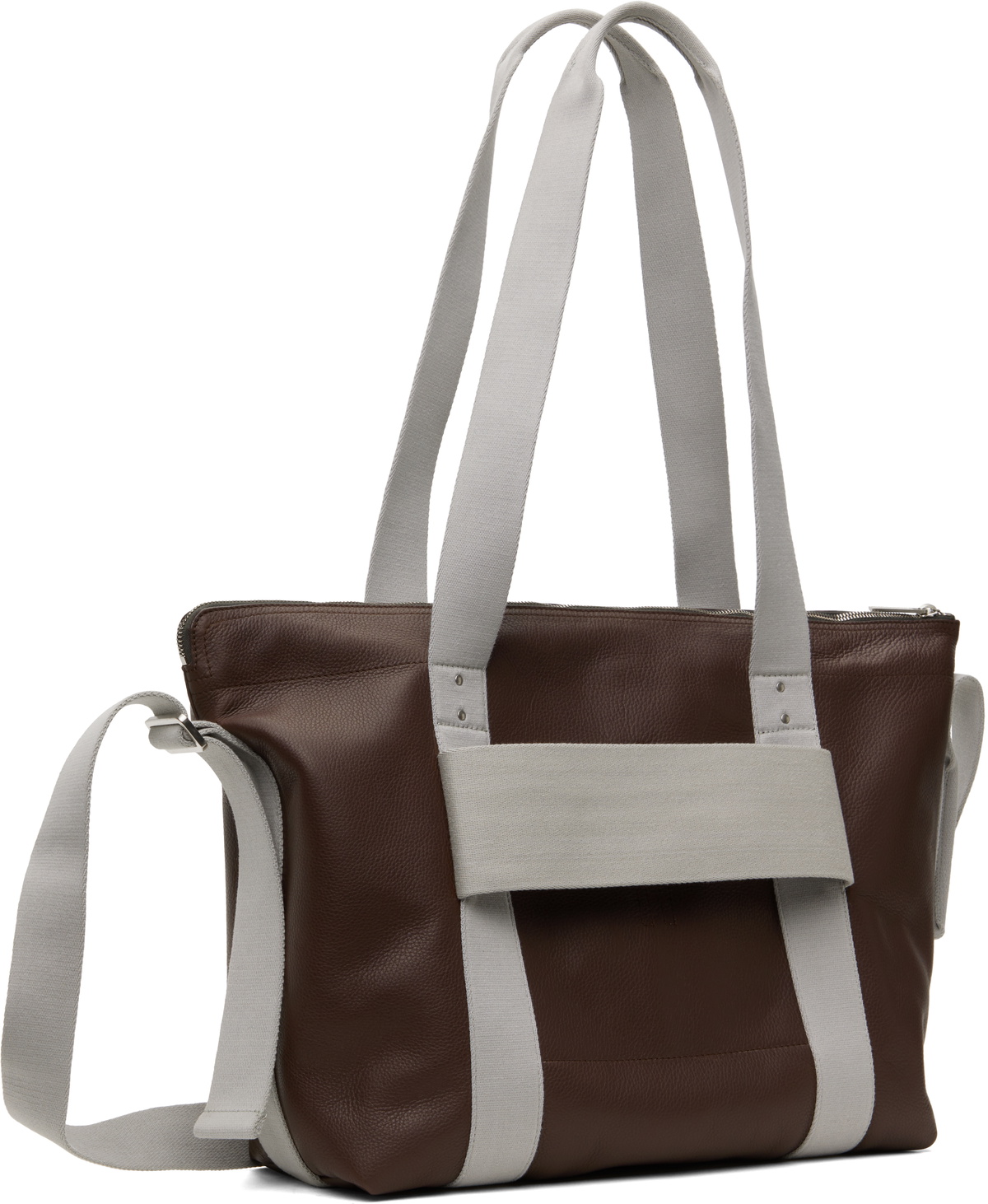 Rick Owens Brown Hollywood Trolley Tote