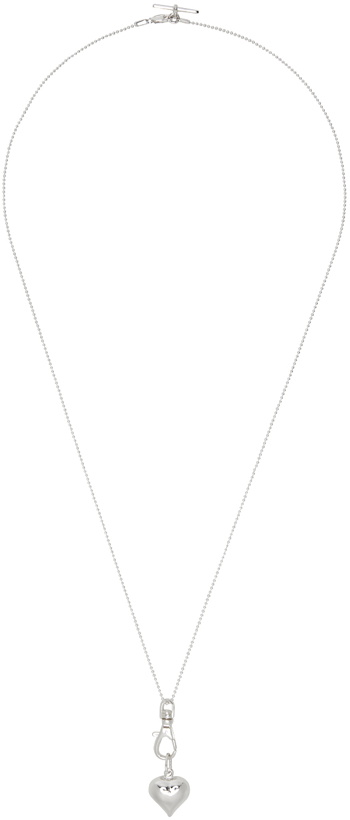 Photo: Martine Ali Silver Heart Hardware Chain Necklace