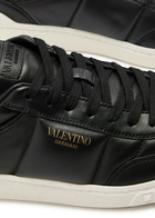 Valentino Garavani Upvillage Quilted Leather Sneakers Black