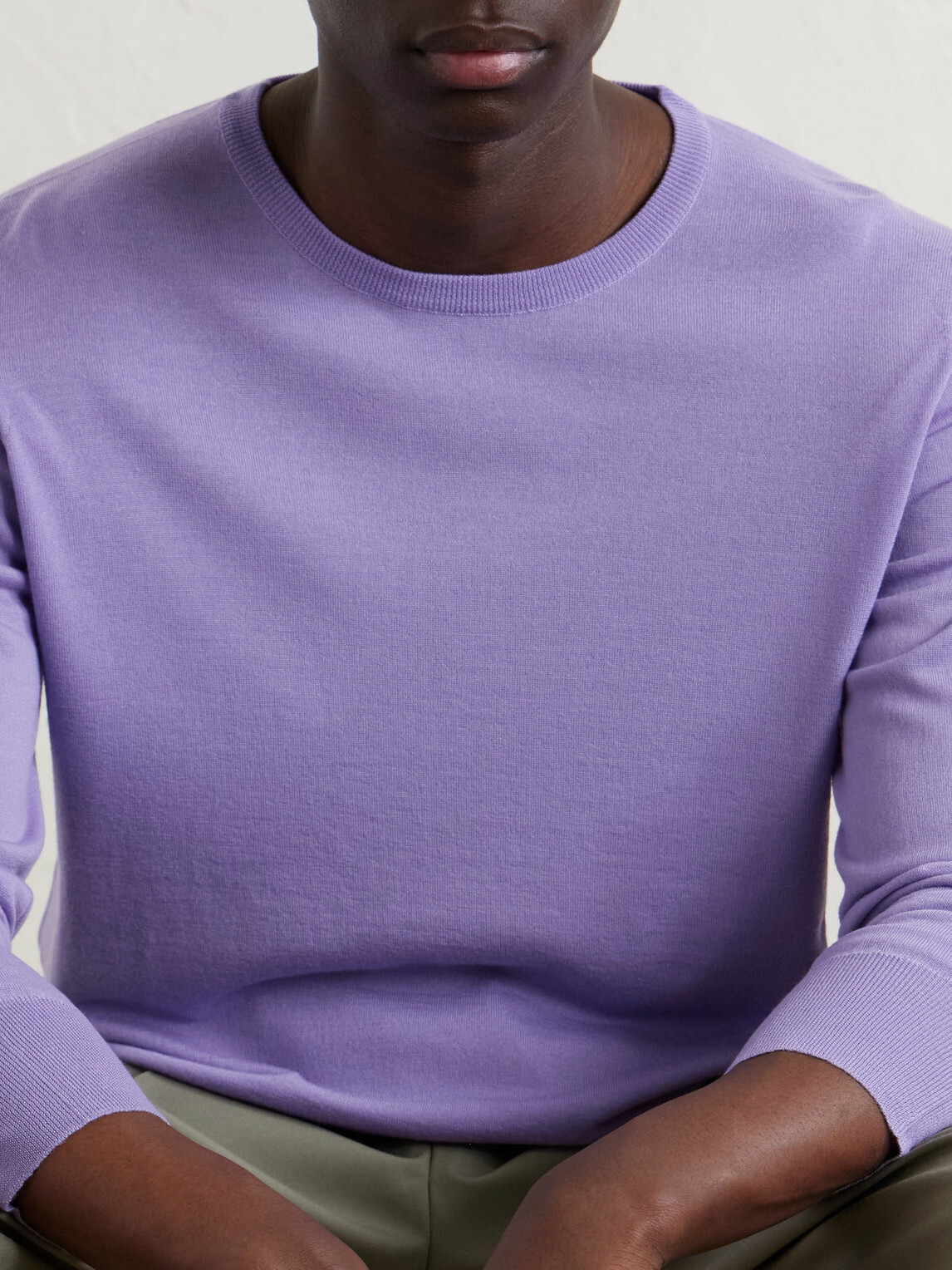 William Lockie - Virgin Wool Sweater - Purple