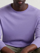 William Lockie - Virgin Wool Sweater - Purple