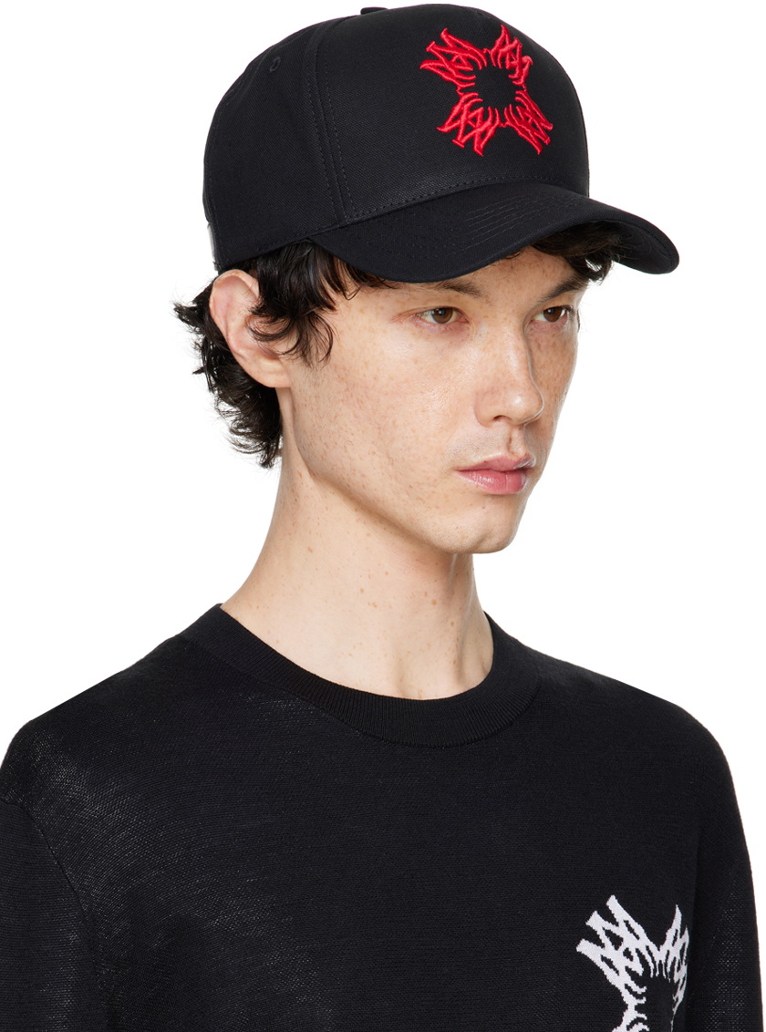 人気のクリスマスアイテムがいっぱい！ Red & Black AMIRI 'MA' Amiri Cap Canvas Quad 帽子