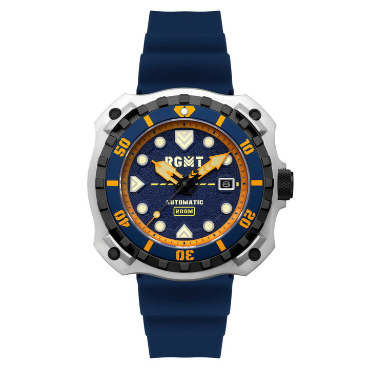 Photo: RGMT Minesweep Automatic Blue Dial Mens Watch RG-8070-01