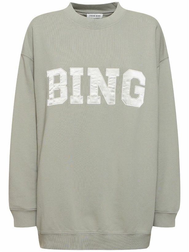 Photo: ANINE BING Tyler Bing Cotton Sweatshirt
