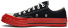 COMME des GARÇONS PLAY Black & Red Converse Edition Chuck 70 Sneakers