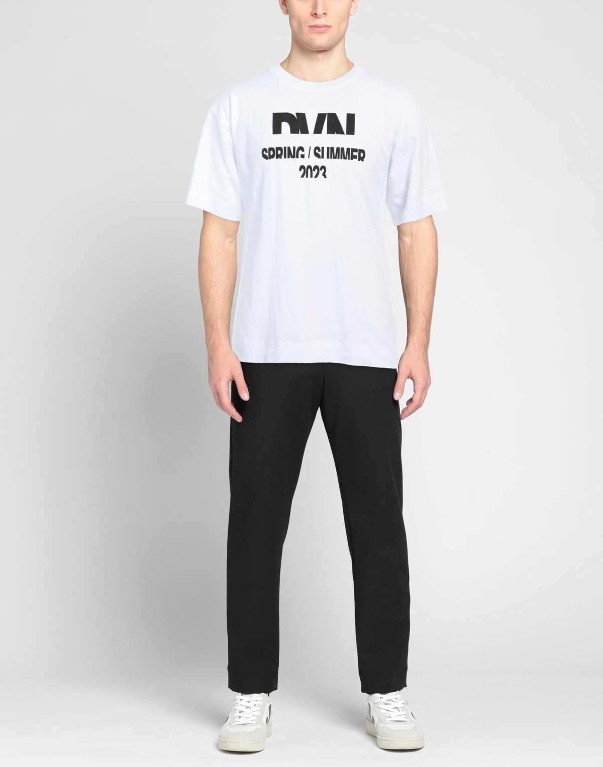 Dries Van Noten Mens T-shirt in White