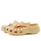 Crocs Classic Lockdown Clog in Sesame Multi