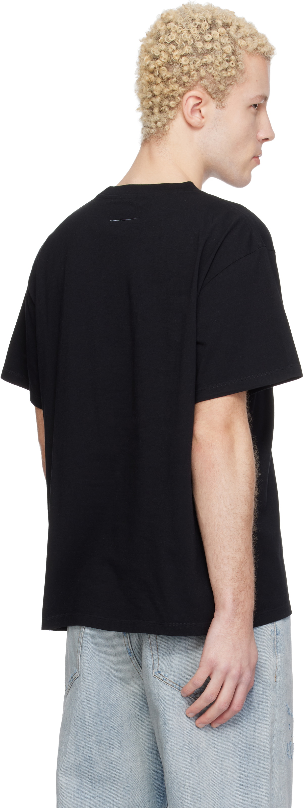 MM6 Maison Margiela Black Spray Print T-shirt