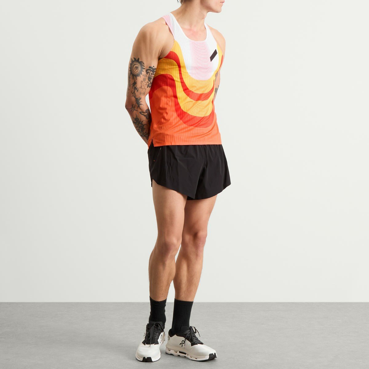 SOAR Men's Men's Race Vest in Orange/Red/White