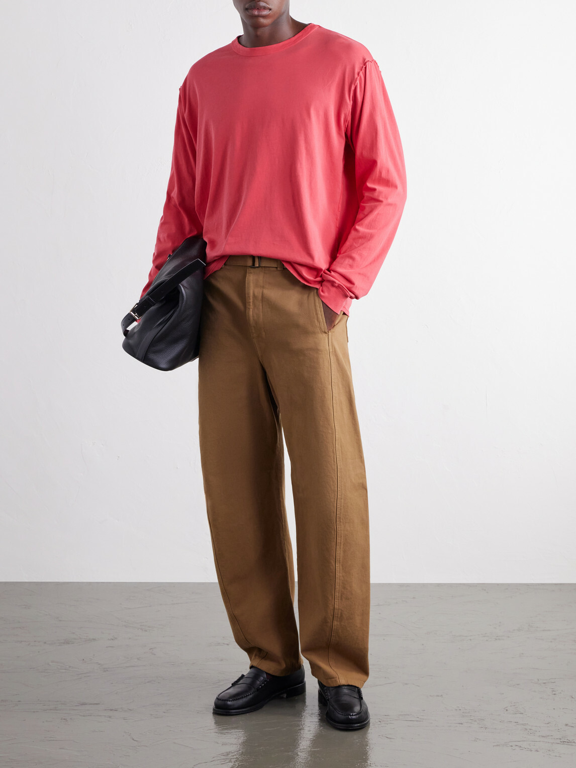 Les Tien - Cotton-Jersey T-Shirt - Red
