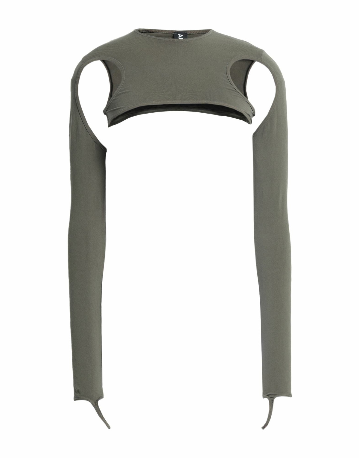 Andreādamo Womens Shrug Military in Green