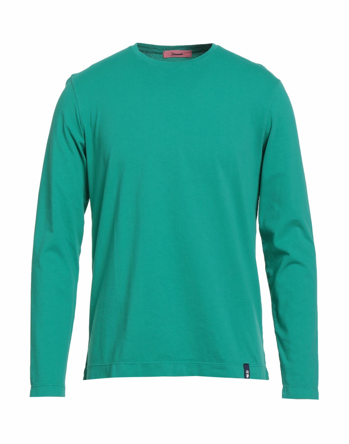 Drumohr Mens T-shirt Emerald in Green