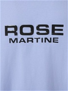 MARTINE ROSE - Logo Cotton Football Top